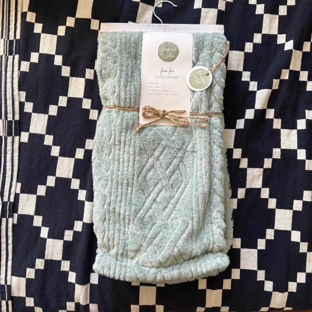 Sage and Willow Baby Blanket NWT